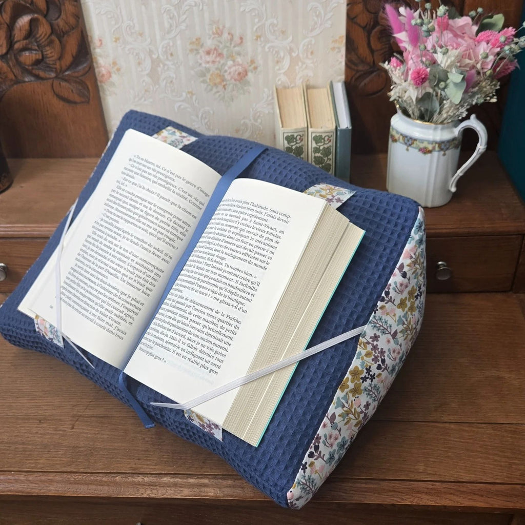 Coussin de lecture Bleu