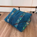 Coussin de lecture Bleu canard