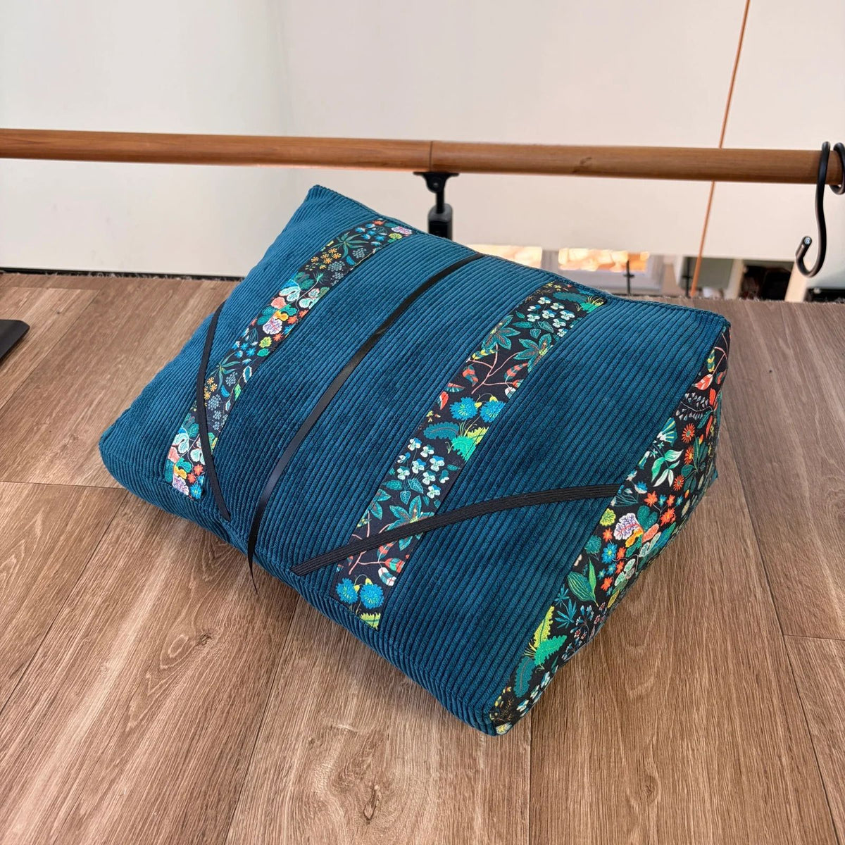 Coussin de lecture Bleu canard