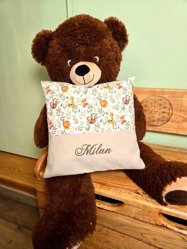 2 Coussin - Prénom brodé