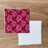 Lot de 5 cotons / lingettes - Rose fuchsia