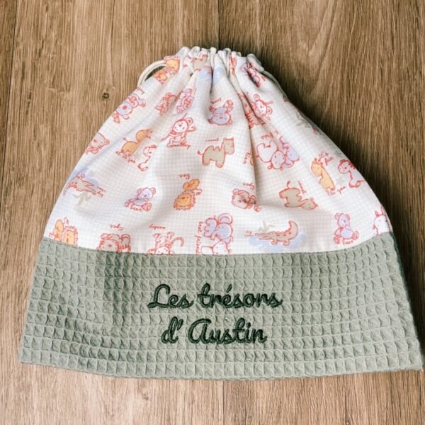 IMG_3157 Pochon personnalisable « Mes affaires de rechange »