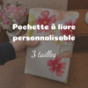 Pochette à livre personnalisable