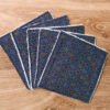 Lot de 5 cotons / lingettes - Bleu nuit