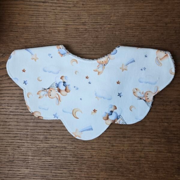 Bavoir bébé 0-12 mois en coton & éponge bambou