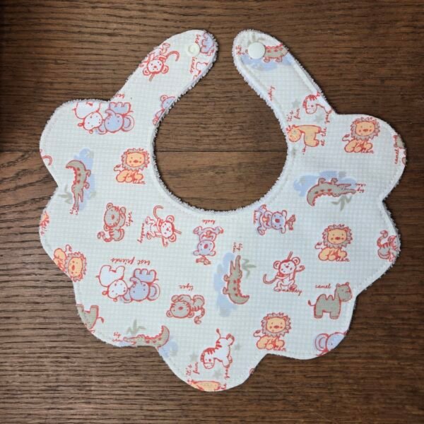 Bavoir bébé 0-12 mois en coton & éponge bambou