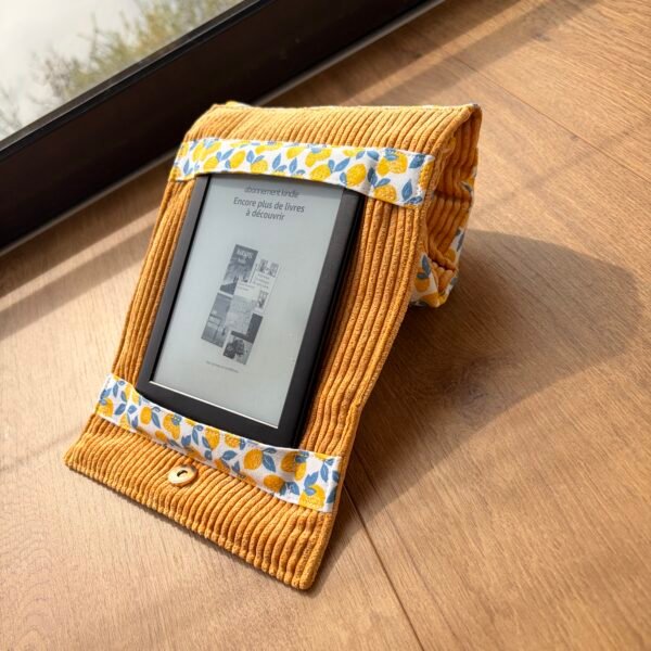 Coussin/pochette à liseuse personnalisable