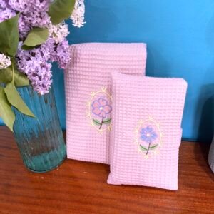 IMG_3617 Pochette à livre Rose - Collection Médaillon