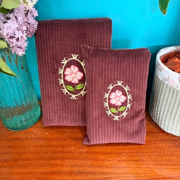 DUO de pochettes à livre (1 petite + 1 grande) - Collection Médaillon