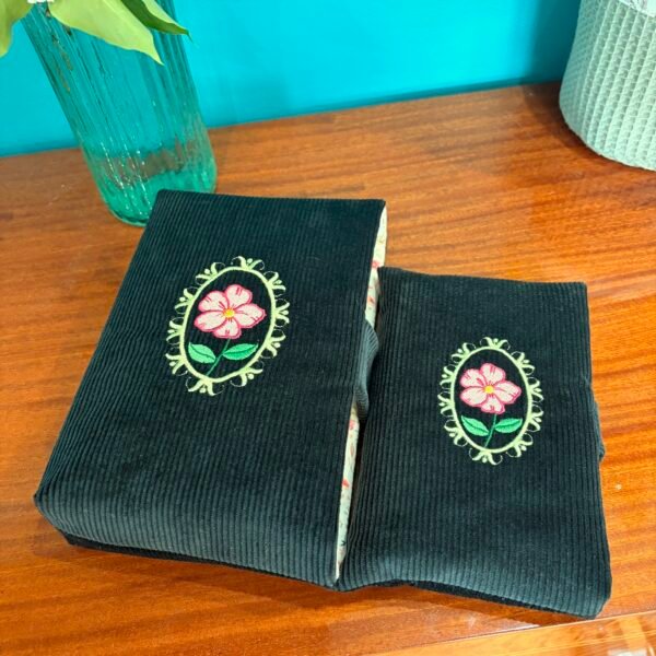 Pochette à livre Verte - Collection Médaillon