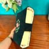 Pochette à livre Verte - Collection Médaillon